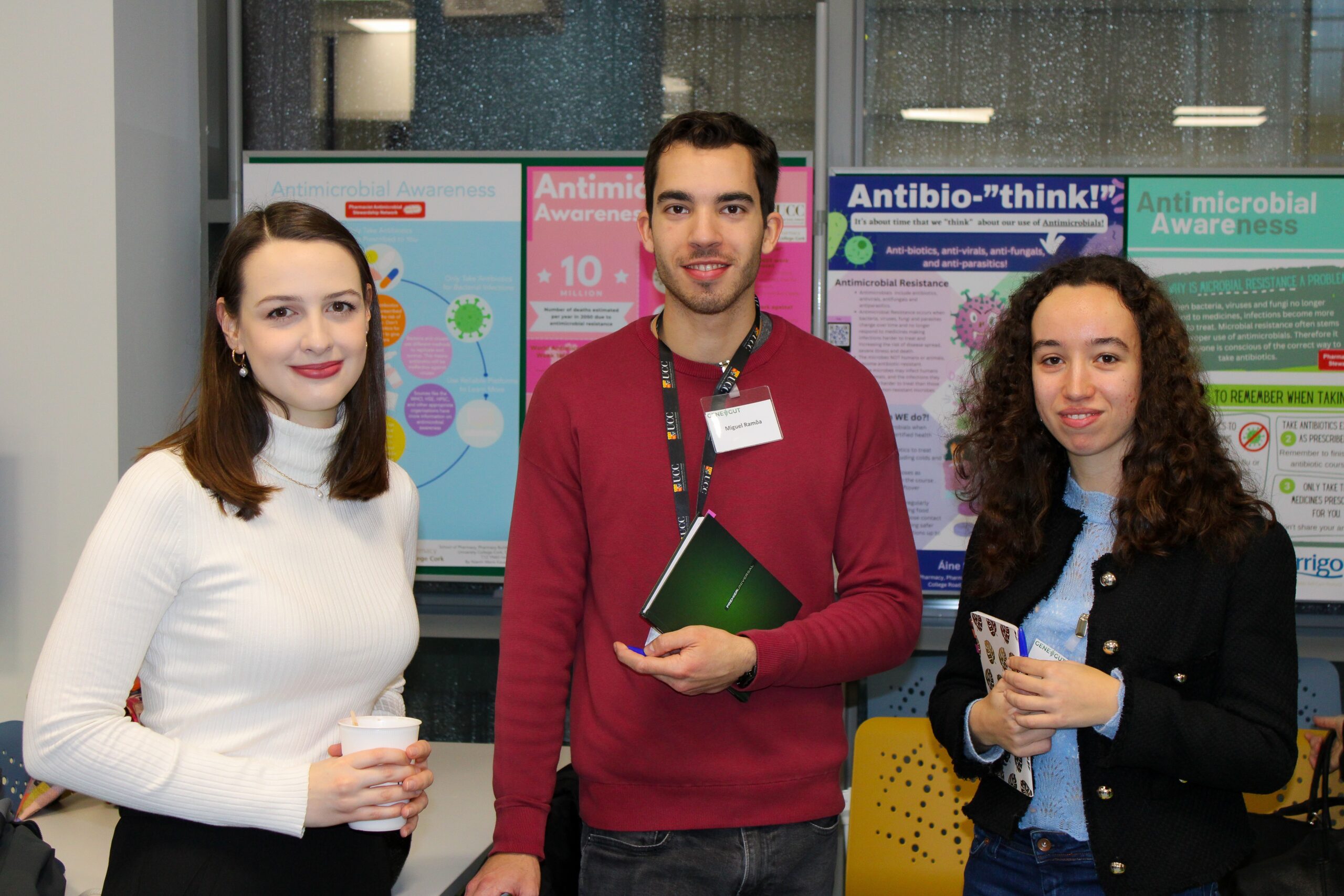 Welcoming the new PhD candidates (Sophia Hoffman, Miguel Ramoa, Ana Francisca Soares, UCC)